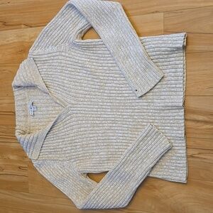 Tommy Hilfiger Pull Over Long Sleeve Sailor Collar Tan/Light Brown Sweater XL